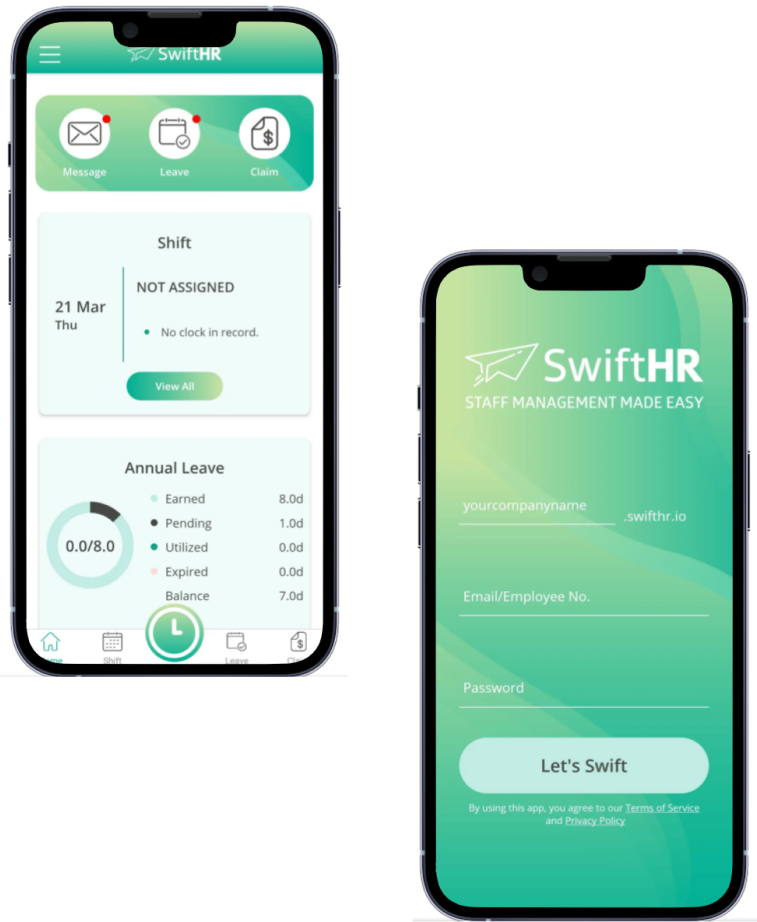 SwiftHR Mobile App